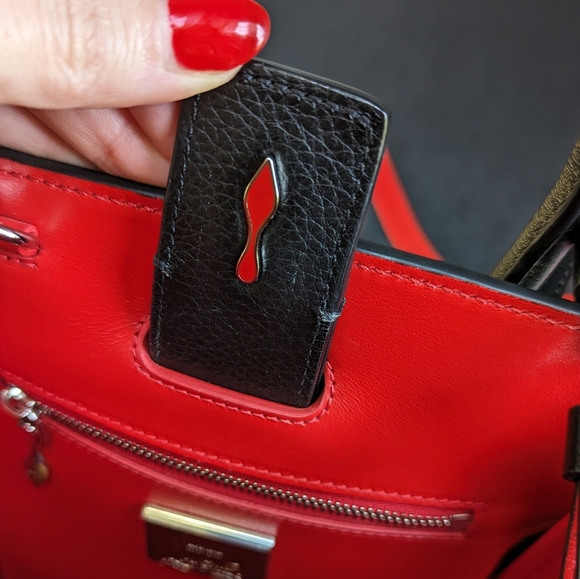 Christian Louboutin Paloma Beaded Leather Two Way - Picture 4 of 11